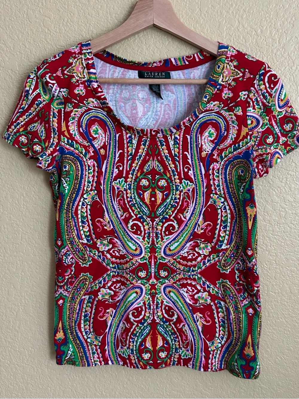 Lauren Ralph Lauren Multicolor Short Sleeve Tee